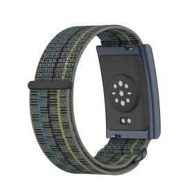   Amazfit Helio kompatibilis tépőzáras szövet pótszíj - szürke