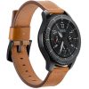 22mm leather strap for Amazfit/Huawei/Samsung smartwatches - brown
