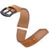 22mm leather strap for Amazfit/Huawei/Samsung smartwatches - brown