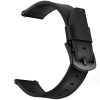 22mm leather strap for Amazfit/Huawei/Samsung smartwatches - black