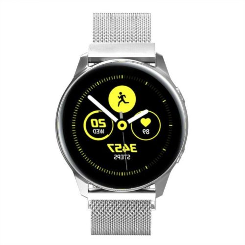 20mm milánói fém szíj Amazfit/Huawei/Samsung okosórához
