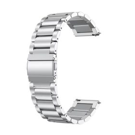   20mm fém szíj férfiaknak Amazfit/Huawei/Samsung okosórához