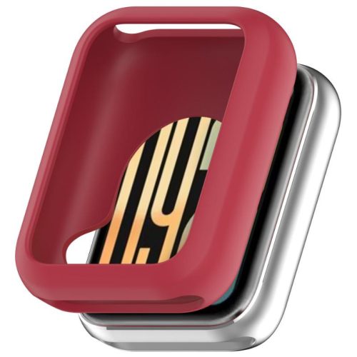 Xiaomi Smart Band 9 Pro védőkeret szilikon - piros