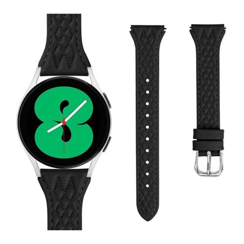 20mm vékony bőr szíj Amazfit/Garmin/Huawei okosórához