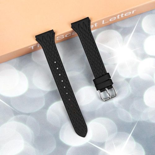 20mm vékony bőr szíj Amazfit/Garmin/Huawei okosórához