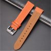 22mm leather strap for Amazfit/Huawei/Samsung smartwatches - orange