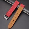 22mm leather strap for Amazfit/Huawei/Samsung smartwatches - red