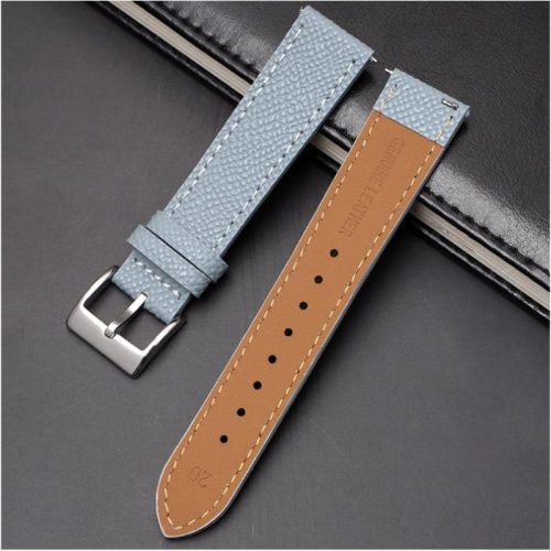 22mm leather strap for Amazfit/Huawei/Samsung smartwatches - gray