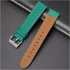 22mm leather strap for Amazfit/Huawei/Samsung smartwatches - green