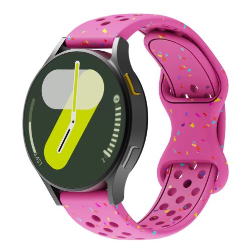20mm szilikon szíj Amazfit/Garmin/Samsung okosórához - barbie rózsaszín